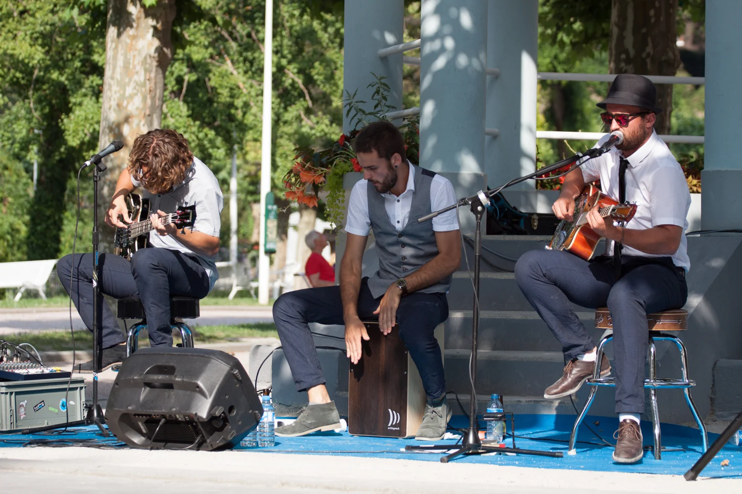 JRBB en acoustique à Brides-les-Bains en 2015